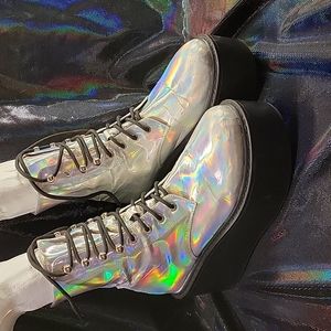 Gamma Ray Holographic Platform Boots